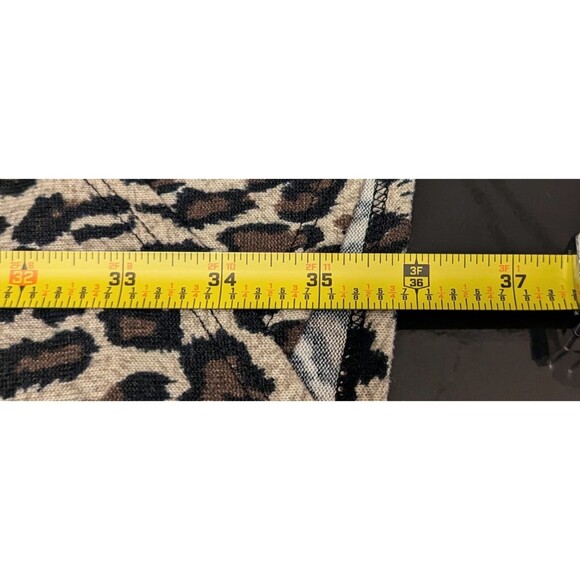 Reformation Lexi Mini Dress Women's Size XL Scar Leopard Print Faux Wrap Dress - Picture 9 of 10